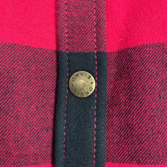 Orvis Tetons Flannel Fleece Lined Plaid Jacket XXL - Picture 5 of 10